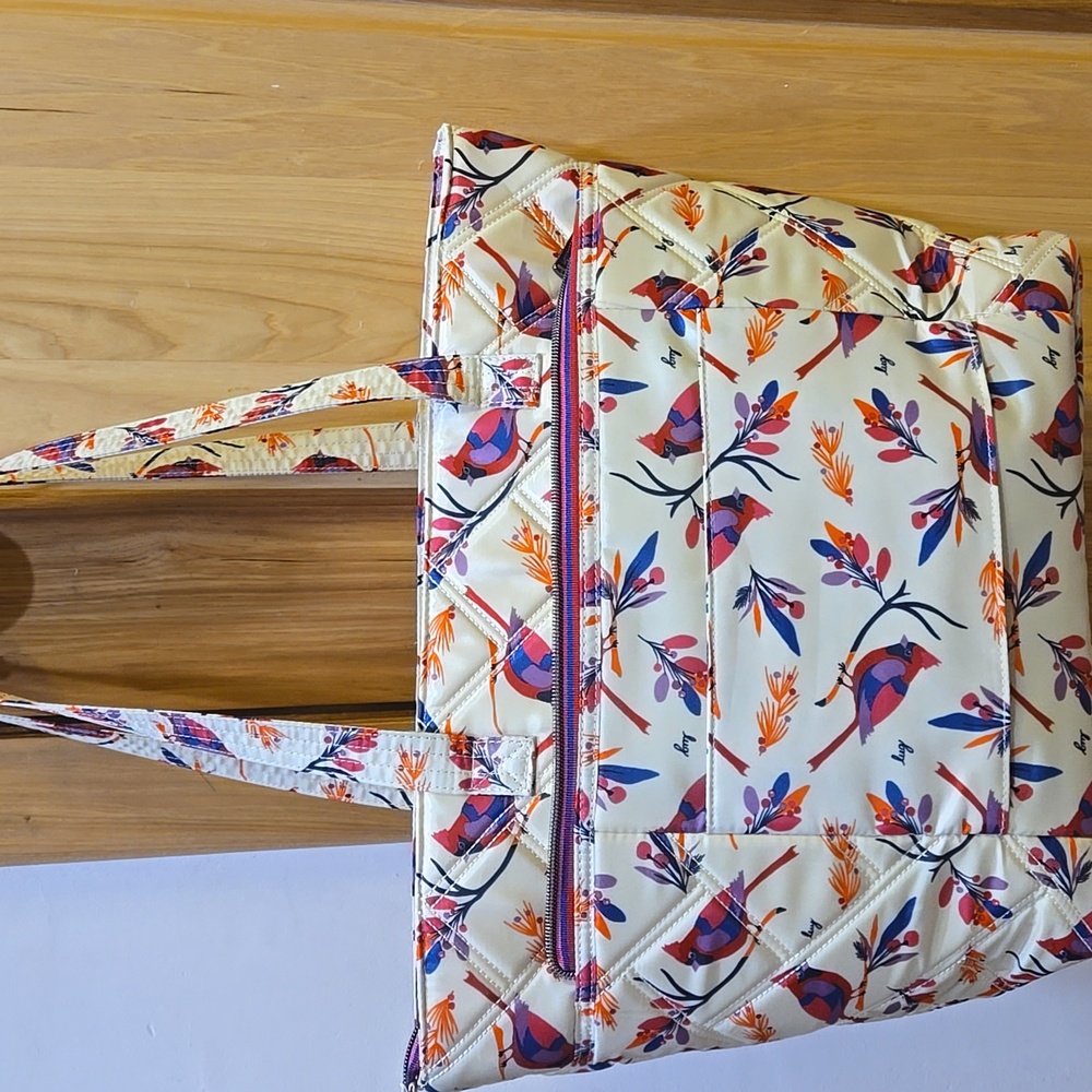 Lug Skyliner Tote Bag in Cardinals Cream - Picture 2 of 4